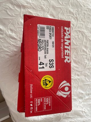 Zapatos de seguridad PANTER negros