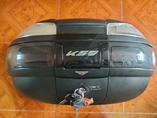 Maleta para moto 2 cascos