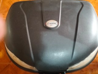 Maleta para moto 2 cascos