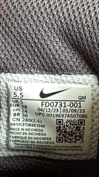 Nike SB Blazer Mid de Ante gris y negras talla 38