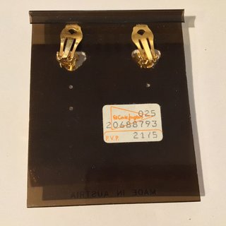 Pendientes de marquesa Vintage años  ́80, Baño ORO