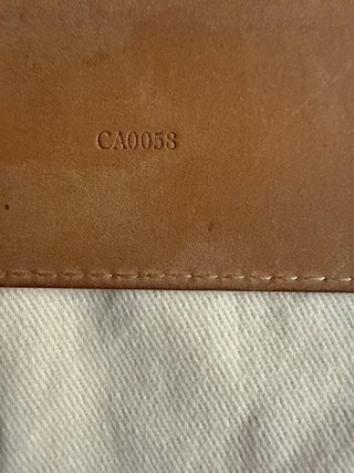 Cintura Louis Vuitton Damier Ebene in Pelle Originale