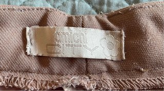 Pantalón recto rosa claro