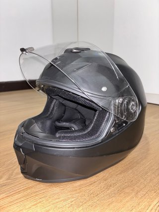 Casco de moto negro Scorpion