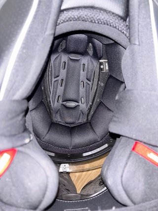 Casco de moto negro Scorpion