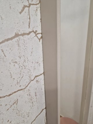 Specchio da parete grigio dipinto