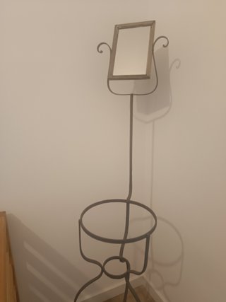 Lavadero de forja con espejo