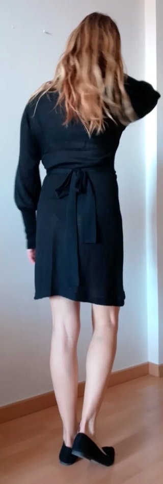 Vestido Negro Gaudi Talla M