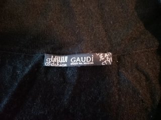 Vestido Negro Gaudi Talla M