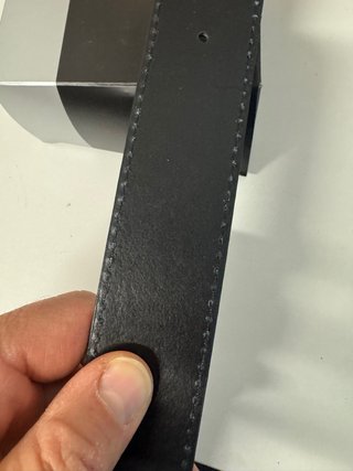 Cintura uomo nera con cartellino