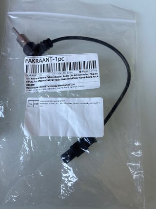 Adaptador Antena Fakra Radio DIN Coche