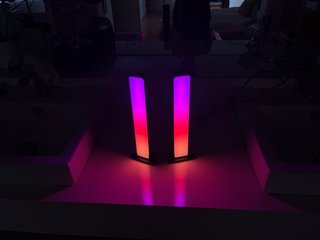 Torres LED RGB escritorio -2 unidades +controlador