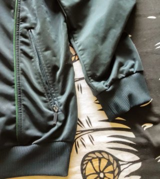 Chaqueta sudadera Adidas Vintage Verde talla XXL