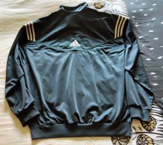 Chaqueta sudadera Adidas Vintage Verde talla XXL
