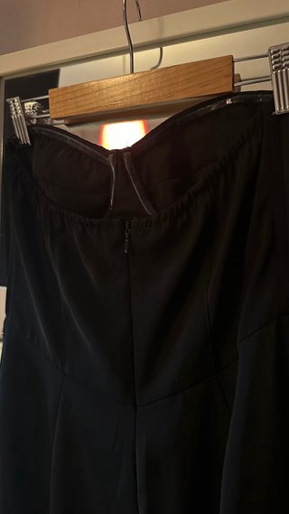 Mono largo negro Stradivarius