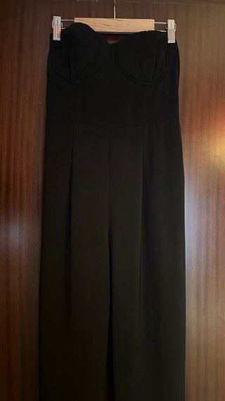 Mono largo negro Stradivarius
