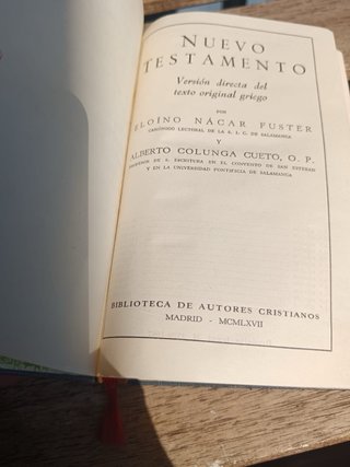 Nuevo testamento 1967