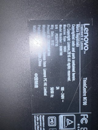 Ordenador Lenovo i5 6500 8GB RAM 128GB SSD + 500GB