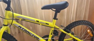 Bicicleta Infantil ATRACTOR Amarilla
