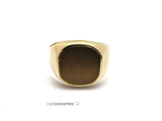 sello oro 18k con circonita