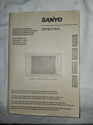 Televisor Sanyo CE15LC10-C Gris/Plata