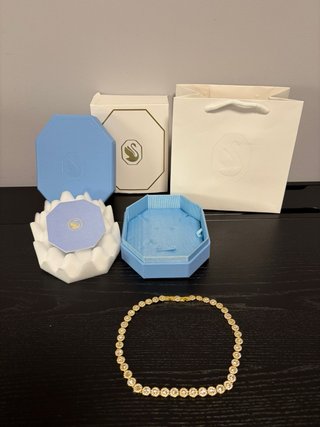 Gargantilla Swarovski Dorada