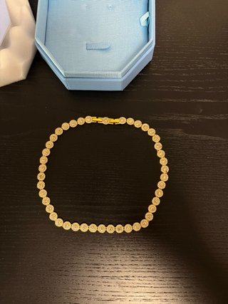 Gargantilla Swarovski Dorada