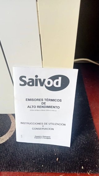 Radiador Eléctrico Digital Saivod Beige/Blanco