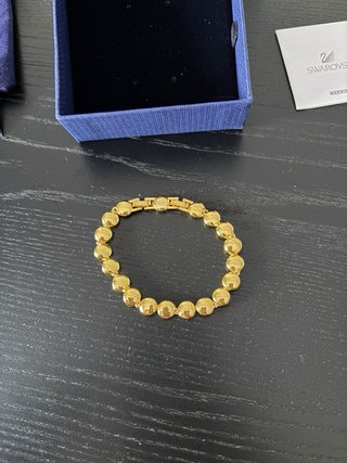Pulsera Swarovski Dorada