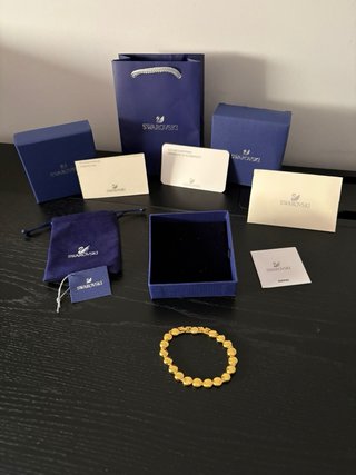 Pulsera Swarovski Dorada