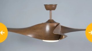 Ventilador Techo Sirocco Original con Lámpara
