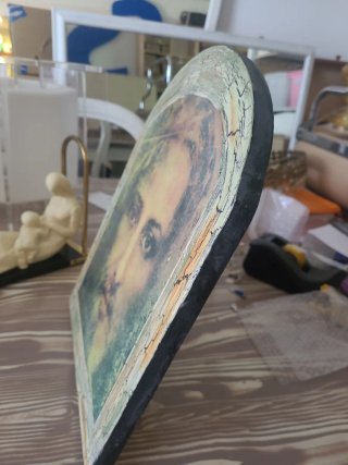 Imagen Sabana Santa de Turín en Madera