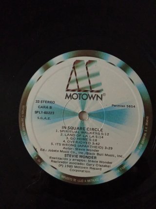 Vinilo LP Stevie Wonder In Square Circle