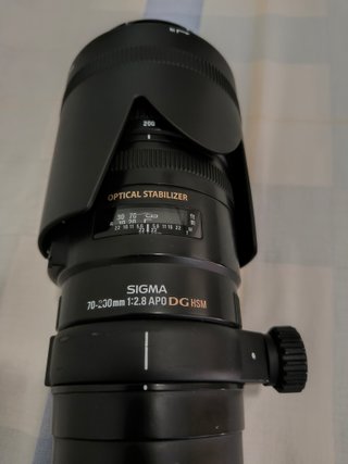 Sigma 70-200mm f2.8 APO EX DG OS HSM CANON