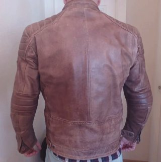 Chaqueta de cuero moto Quarter Mile Madison L