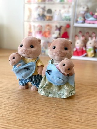 Familia Nutrias Sylvanian Families