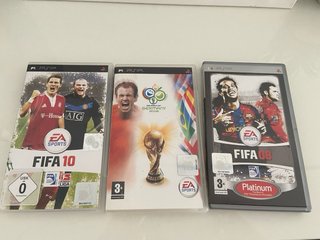 Pack 3 Juegos PSP: FIFA 10, 08 y Mundial 2006