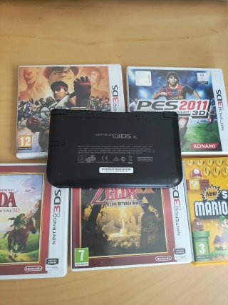 Nintendo 3DS Negra XL + 2 juegos