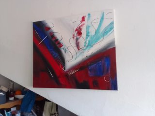 Cuadro abstracto moderno