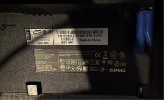 Monitor Dell Nero 17"
