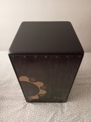 Cajón Flamenco J.Leiva Zoco 2.0 Negro con su funda