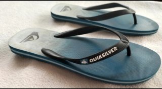 Chanclas Quiksilver Azul y Gris