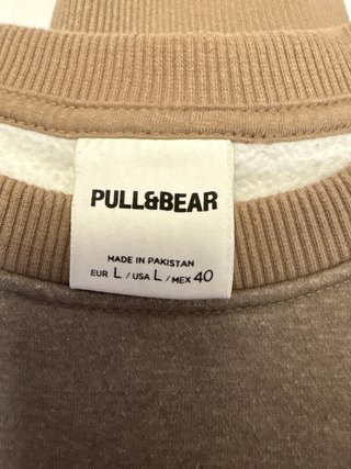 Jersey Pull&Bear rayas marron y blanco