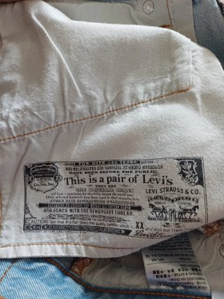 Gonna Levi's jeans azzurra