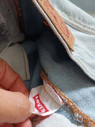 Gonna Levi's jeans azzurra