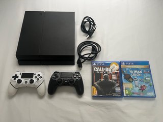 PS4 500 GB Negra + 2 Mandos + Juegos+ cables
