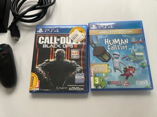 PS4 500 GB Negra + 2 Mandos + Juegos+ cables