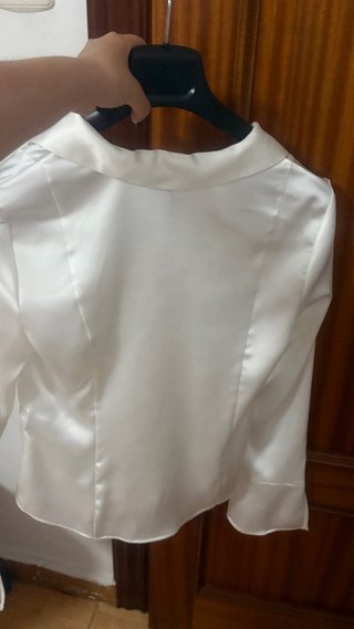 Camisa Bershka Blanca Talla M Sin Estrenar