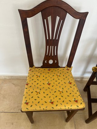 12 Sedie Rustiche da Pranzo in Legno