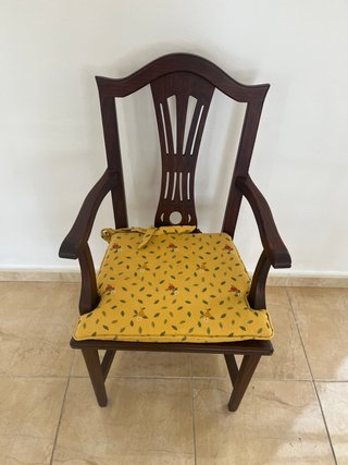 12 Sedie Rustiche da Pranzo in Legno